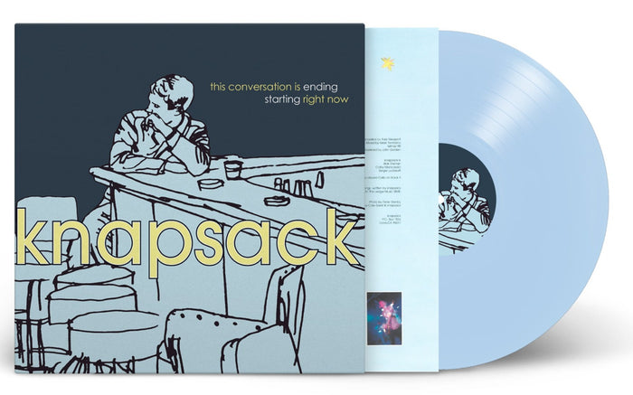 KNAPSACK 'CONVERSATION IS ENDING STARTING RIGHT NOW' LP (Limited Edition — Only 300 Made, Baby Blue Vinyl)