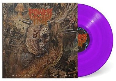 POWER TRIP 'MANIFEST DECIMATION' PURPLE RILEY GALE FOUNDATION EDITION LP