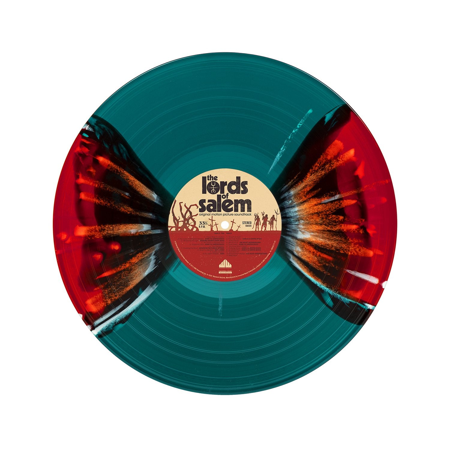 LORDS OF SALEM ORIGINAL SOUNDTRACK LP (Blood Red & Blue Butterfly Effe