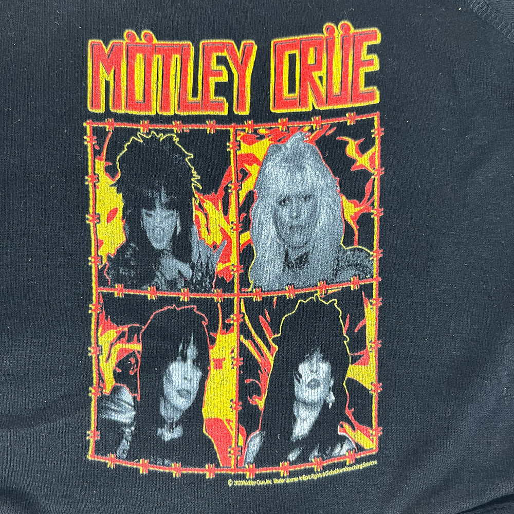 MOTLEY CRUE 'FIRE AND WIRE' ONESIE