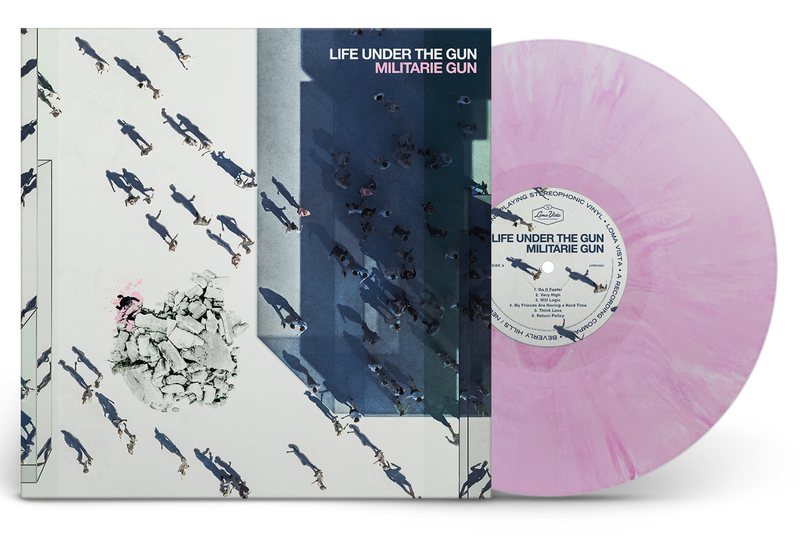 MILITARIE GUN ‘LIFE UNDER THE GUN’ LP (Limited Edition – Only 500 made, Pink Marble Vinyl)
