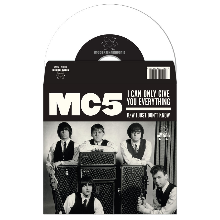 MC5 'I CAN ONLY GIVE YOU EVERYTHING / I JUST DON'T KNOW' 7" SINGLE (White Vinyl)