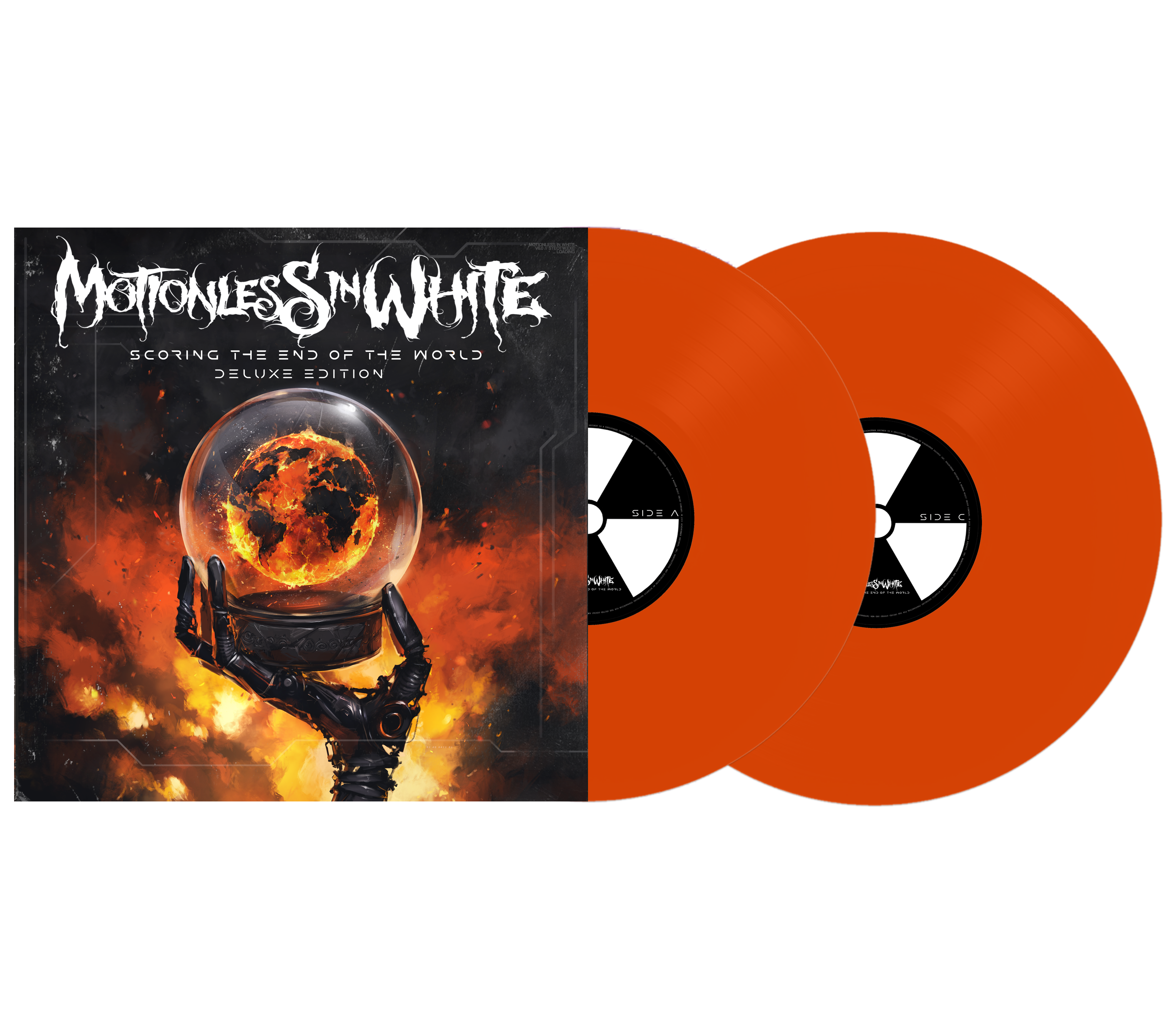 MOTIONLESS IN WHITE ‘SCORING THE END OF THE WORLD’ DELUXE EDITION 2LP (Limited Edition – Only 300 Made, Orange Vinyl)