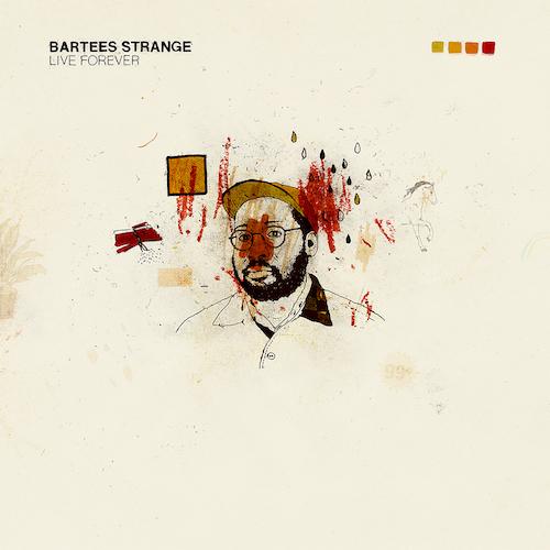 BARTEES STRANGE 'LIVE FOREVER' LP (Black & Bone & Red Splatter)