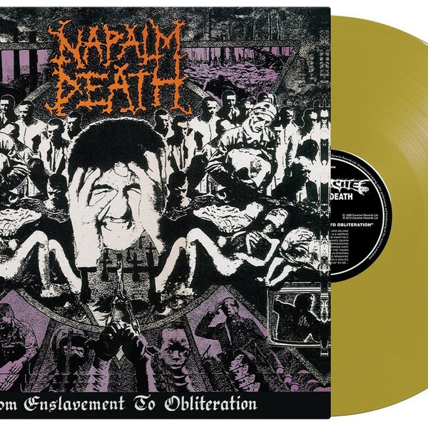 NAPALM DEATH 'FROM ENSLAVEMENT TO OBLITERATION' LIMITED EDITION GOLD V