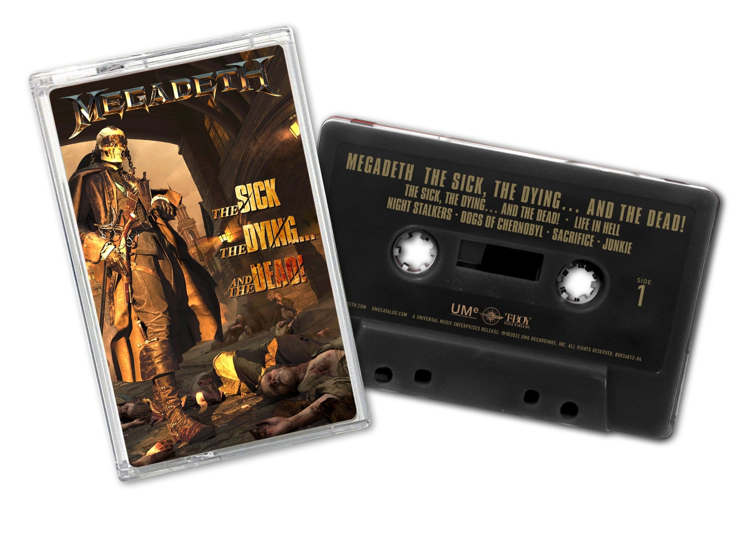 MEGADETH 'THE SICK, THE DYING AND THE DEAD!' CASSETTE
