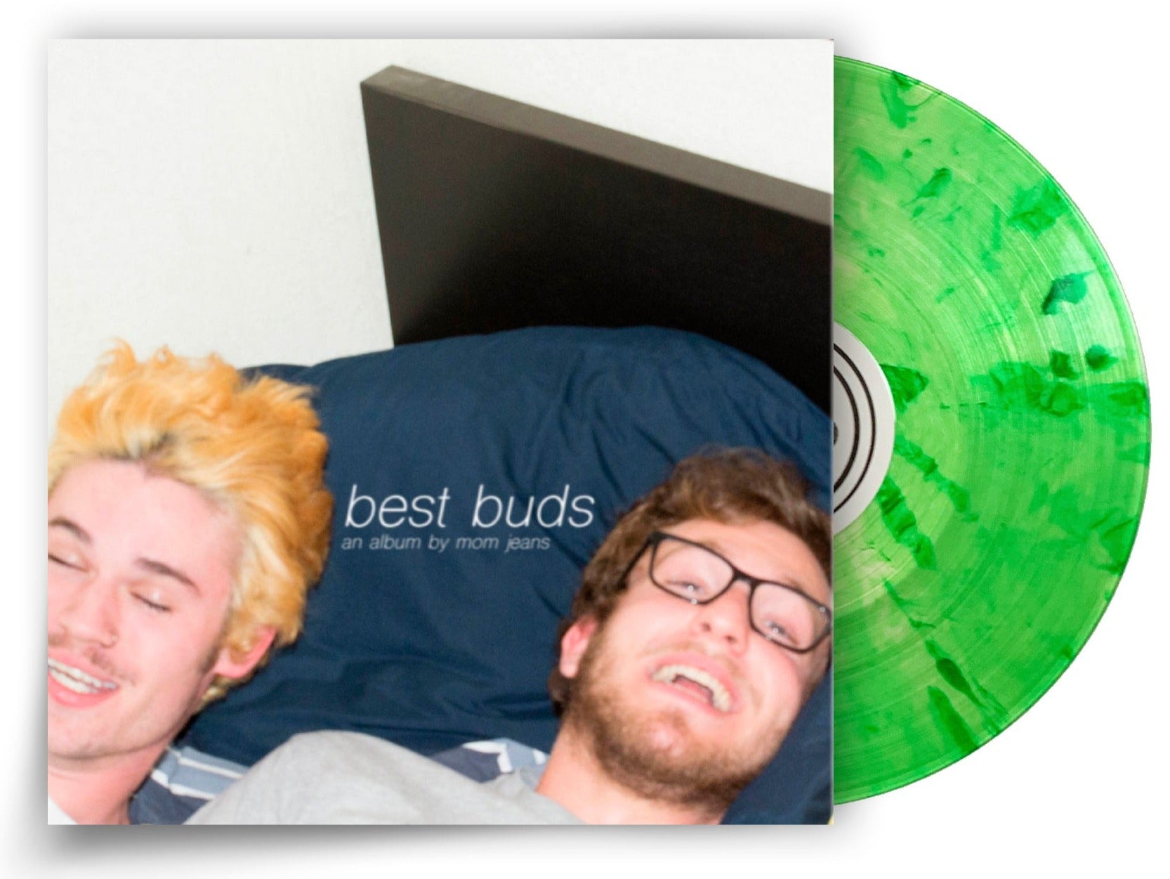 MOM JEANS ‘BEST BUDS’ LP (Limited Edition – Only 500 Made, Light & Dark Green Splatter Vinyl)