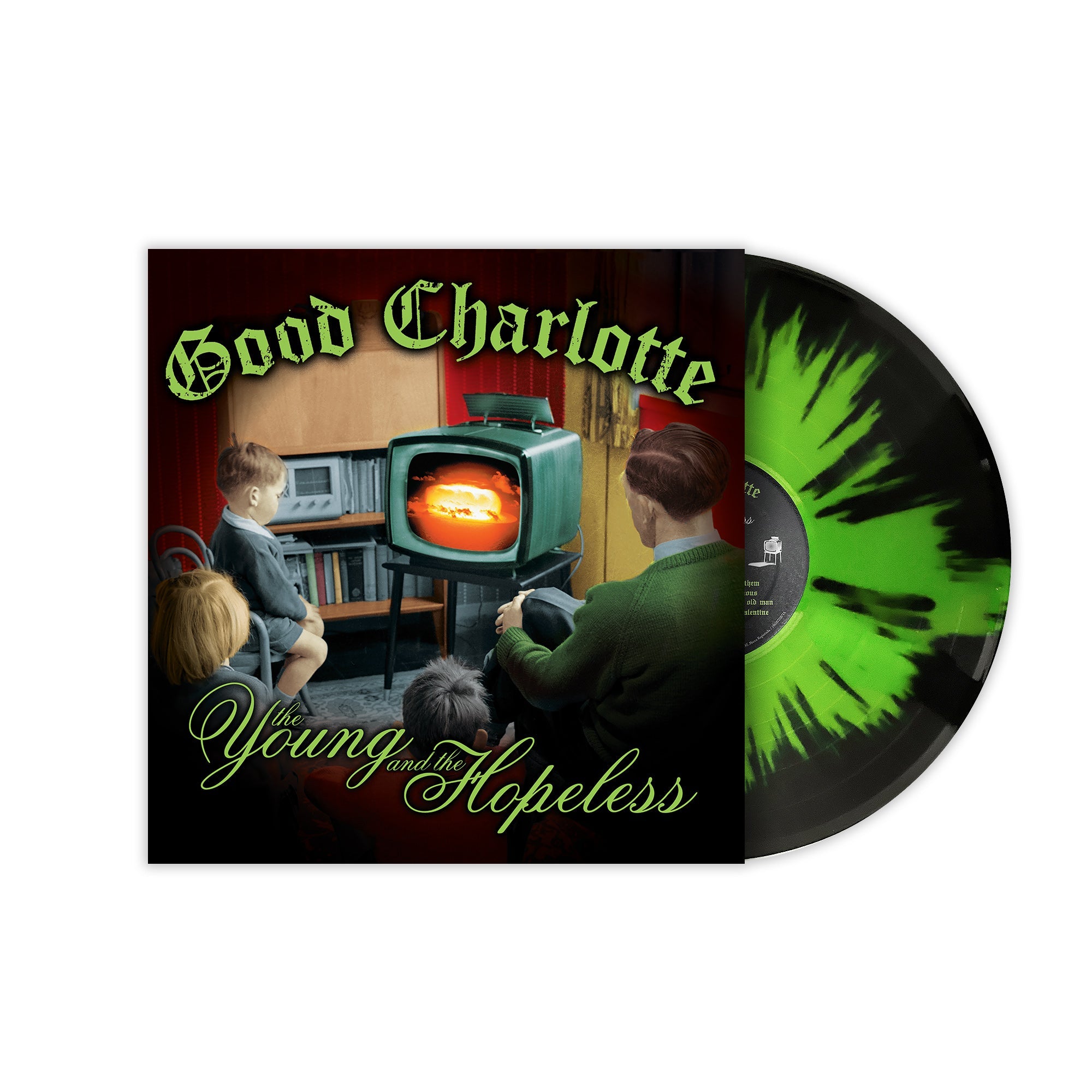 GOOD CHARLOTTE x ALTERNATIVE PRESS – 2023 FALL ISSUE W/ 'THE YOUNG AND THE HOPELESS' LP (Limited Edition – Only 500 made, Black w/ Lime Green Splatter Vinyl)