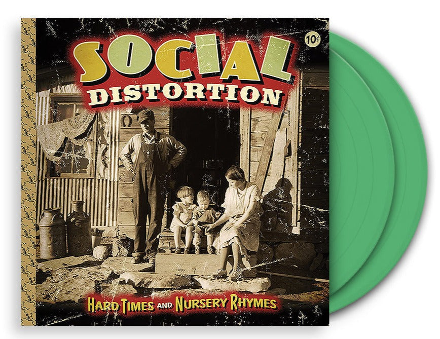 SOCIAL DISTORTION ‘HARD TIMES & NURSERY RHYMES’ 2LP (Limited Edition – Only 300 made, Opaque Spring Green Vinyl)