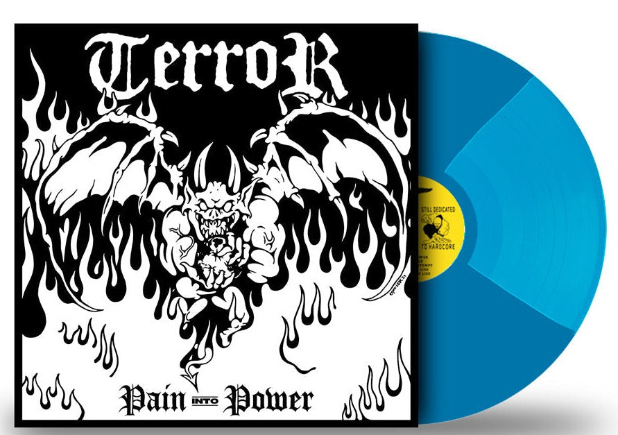 TERROR ‘PAIN INTO POWER’ ROYAL BLUE & BLUE JAY QUAD LP – ONLY 300 MADE