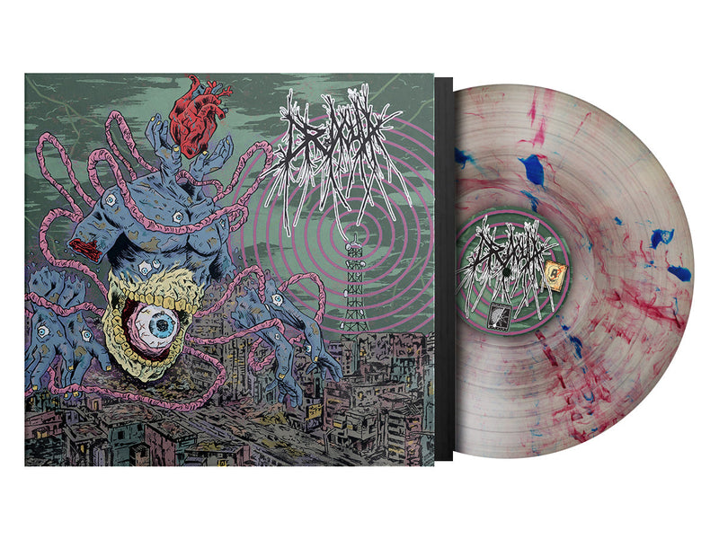 DR. ACULA ‘S/T’ LP (Limited Edition – Only 100 Made, Blue & Red Swirl on Natural PVC Vinyl)