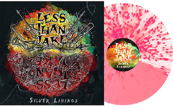 LESS THAN JAKE 'SILVER LININGS' LP (Pink Vinyl)