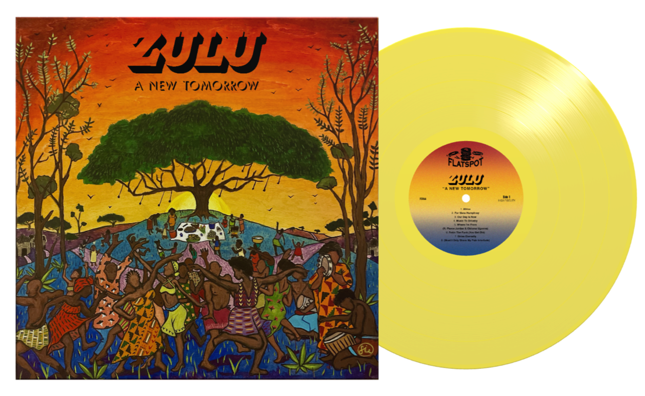 ZULU ‘A NEW TOMORROW’ LP (Limited Edition – Only 400 made, Transparent Yellow Vinyl)