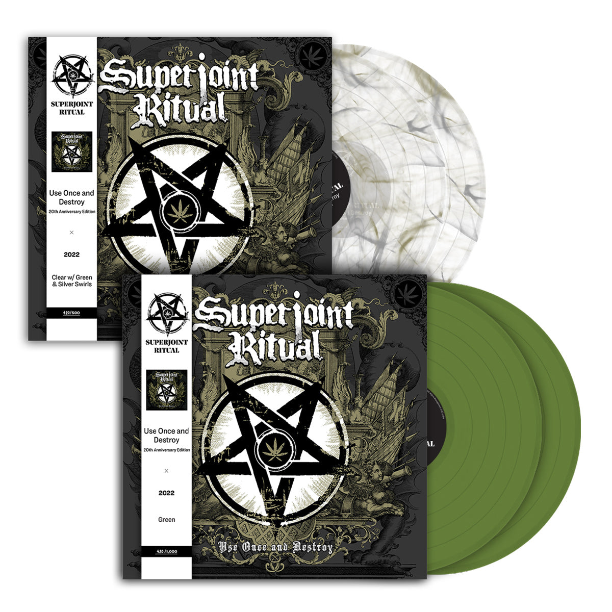 SUPERJOINT RITUAL 'USE ONCE AND DESTROY' 20TH ANNIVERSARY EDITION 2LP