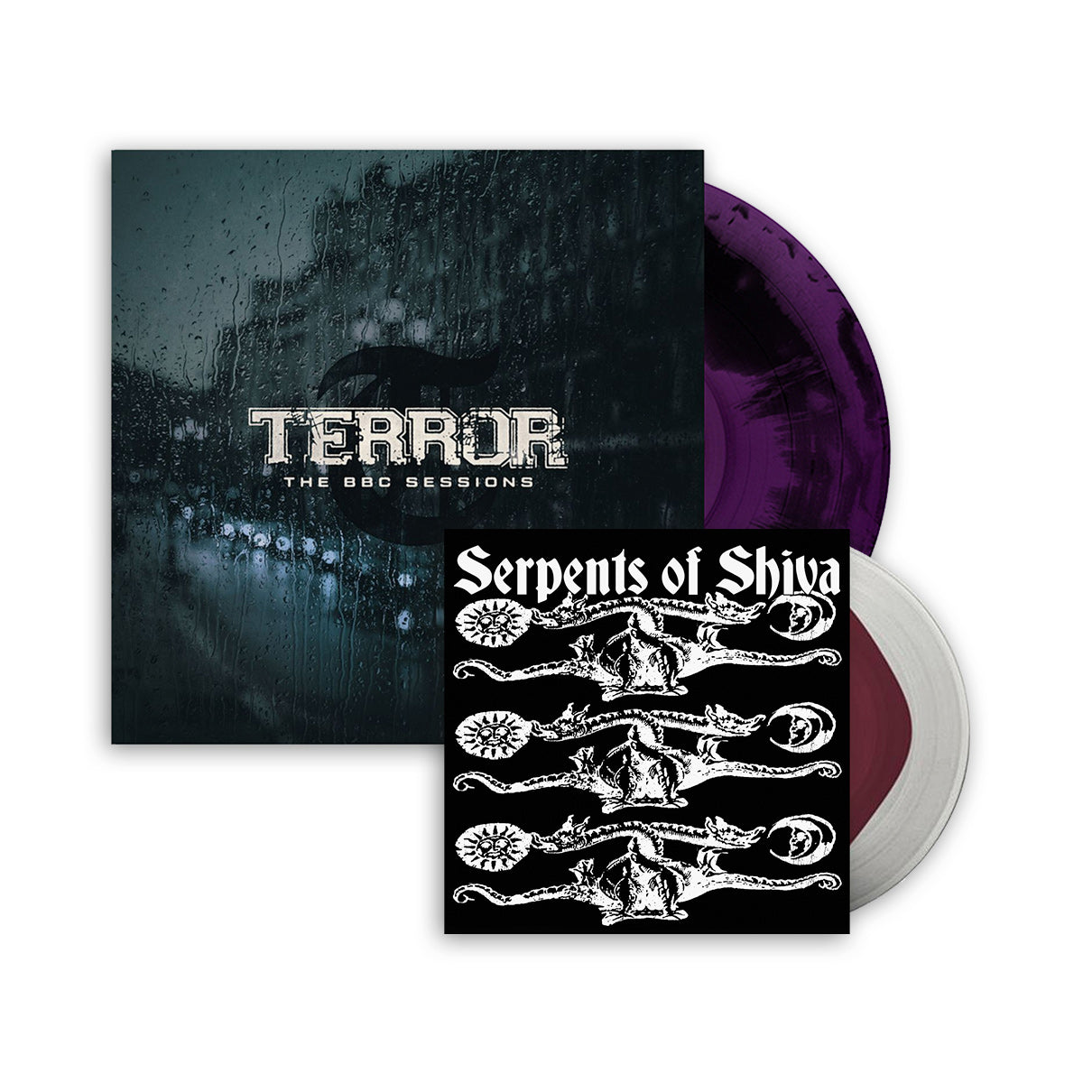 TERROR ‘BBC SESSIONS’ LP + SERPENTS OF SHIVA 7" LIMITED COLOR VINYL BUNDLE (2 Exclusive Variants)