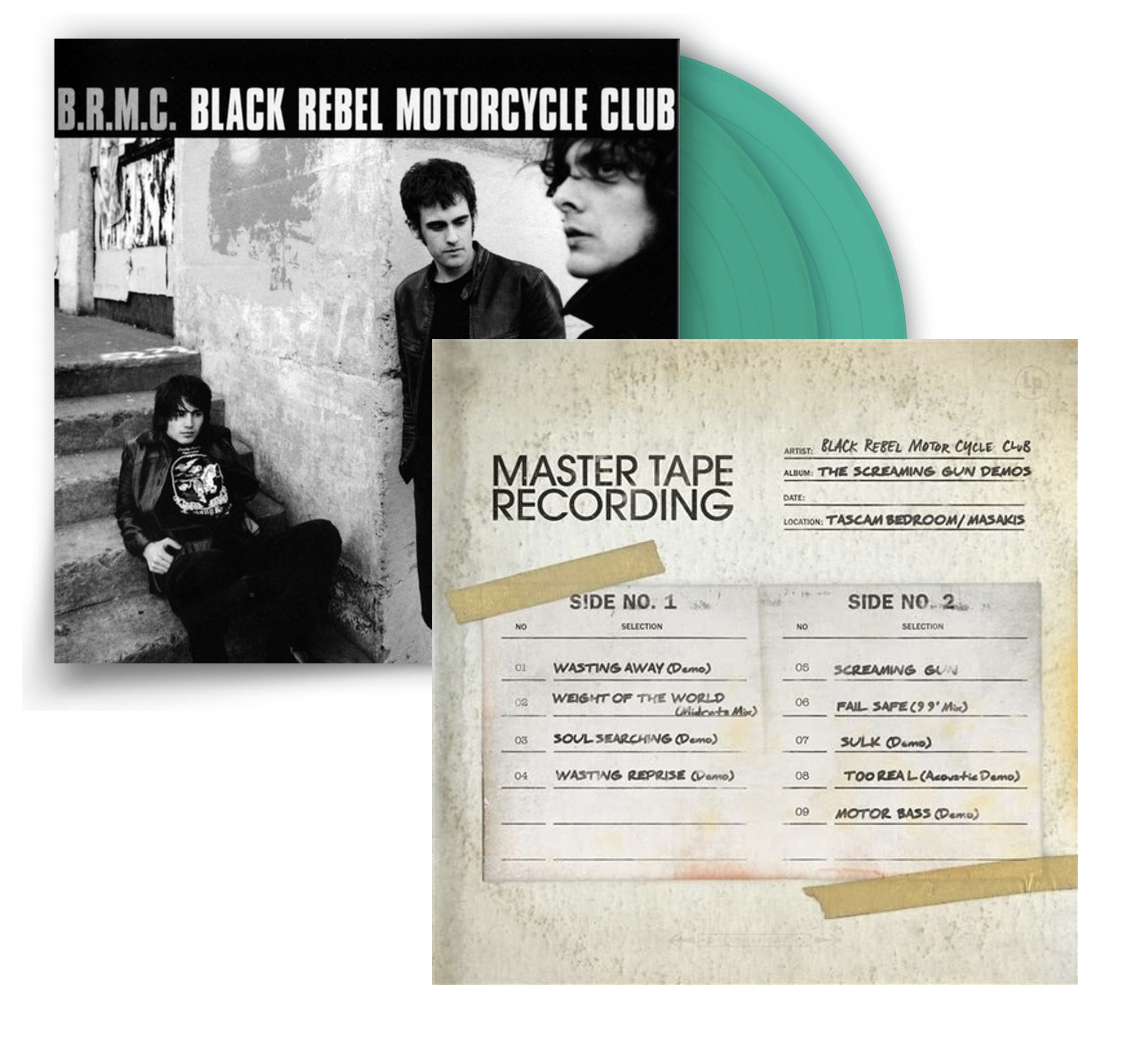 BLACK REBEL MOTORCYCLE CLUB 'B.R.M.C.' & 'THE SCREAMING GUN DEMOS' 2LP