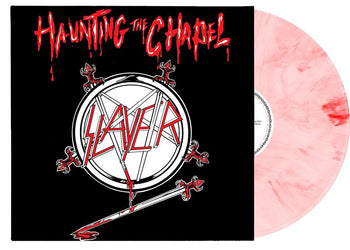 SLAYER 'HAUNTING THE CHAPEL' RED/WHITE MARBLED LP