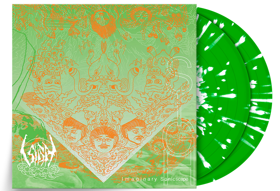 SIGH 'IMAGINARY SONICSCAPE' LTD EDITION NEON GREEN WITH WHITE SPLATTER 2LP – ONLY 200 MADE