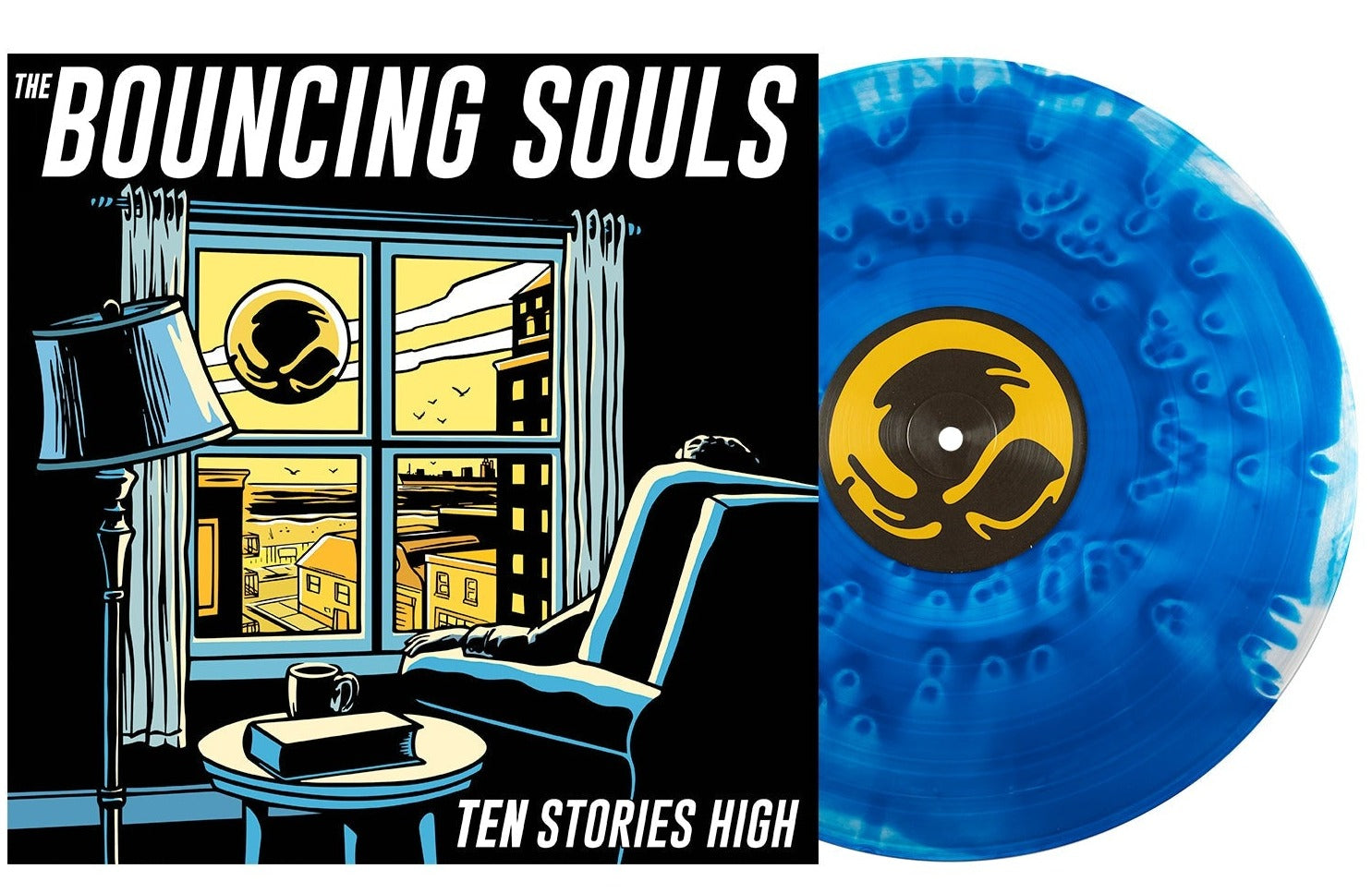 THE BOUNCING SOULS 'TEN STORIES HIGH' LP (Limited Edition – Only 350 made, Cloudy Royal Blue Vinyl)