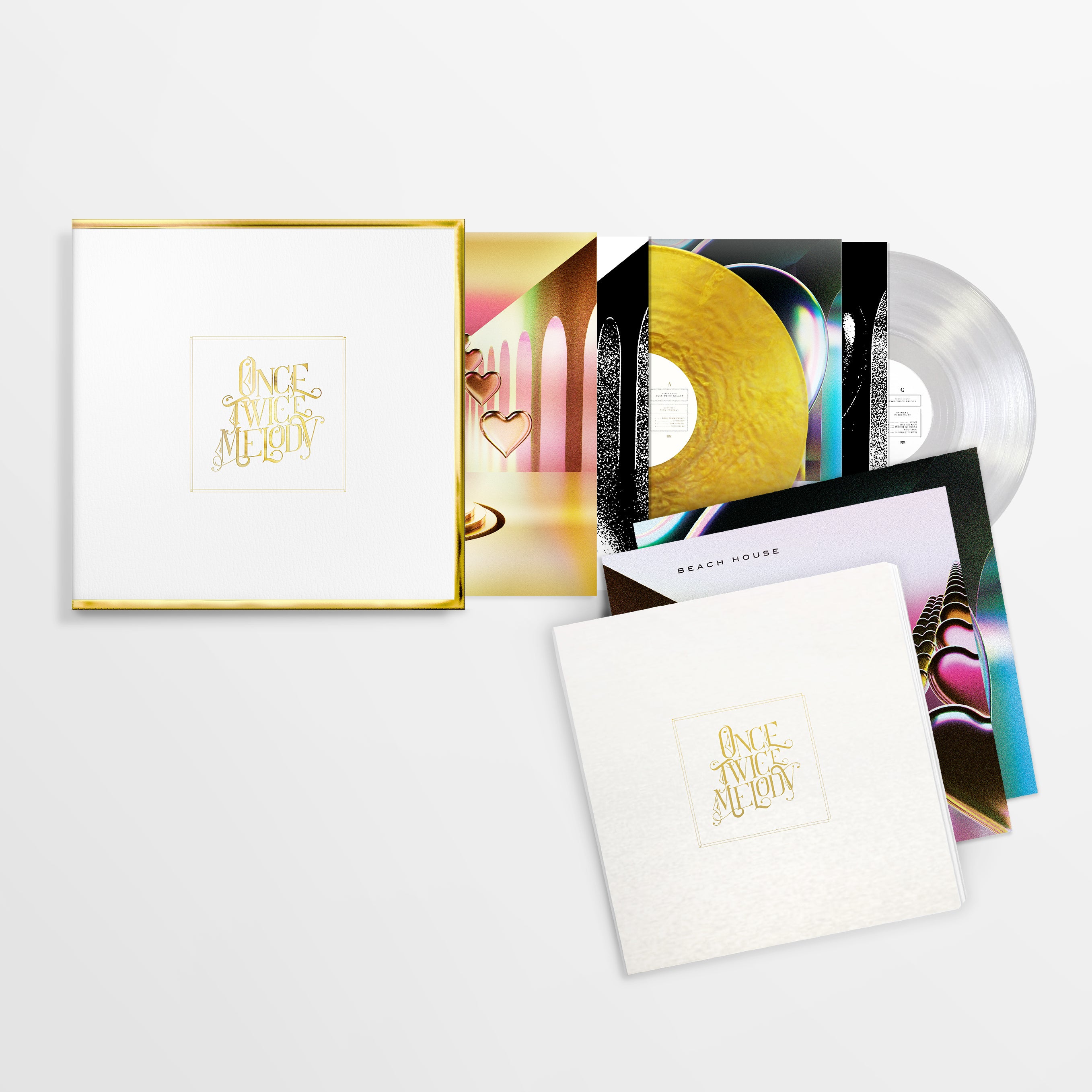 BEACH HOUSE 'ONCE TWICE MELODY' 2LP (Gold/Clear Vinyl) GOLD EDITION BOX (Gold/Clear Vinyl)