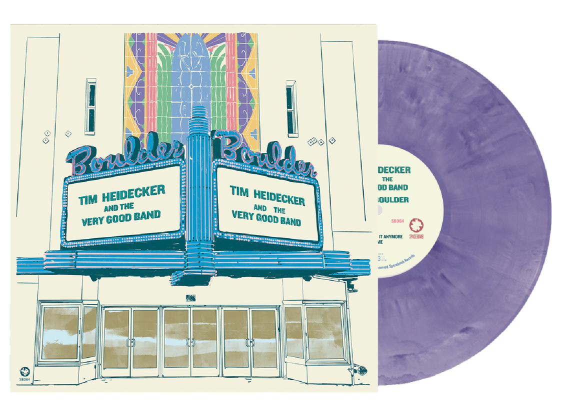 TIM HEIDECKER & THE VERY GOOD BAND (LIVE IN BOULDER) LP (Light Purple Blast Vinyl)