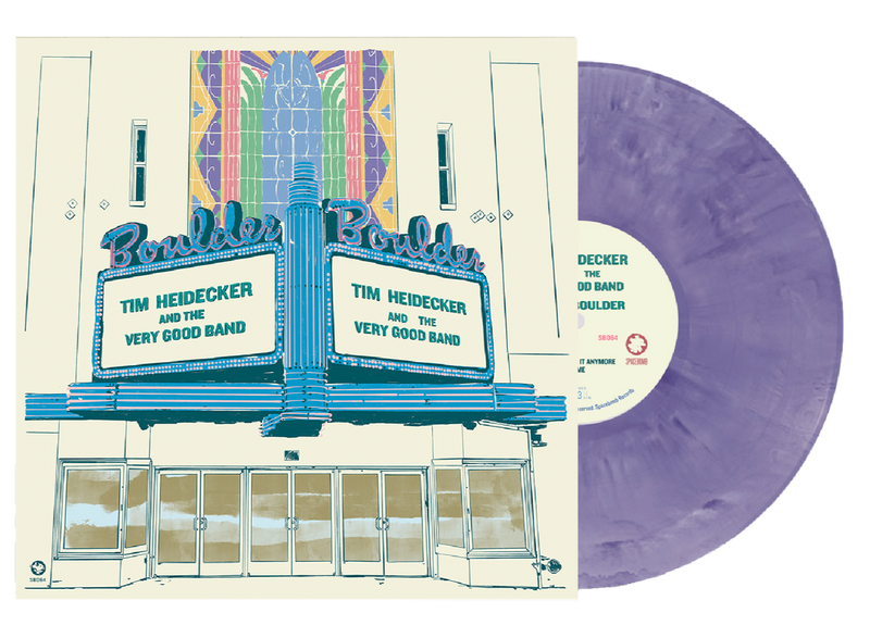 TIM HEIDECKER & THE VERY GOOD BAND (LIVE IN BOULDER) LP (Light Purple Blast Vinyl)