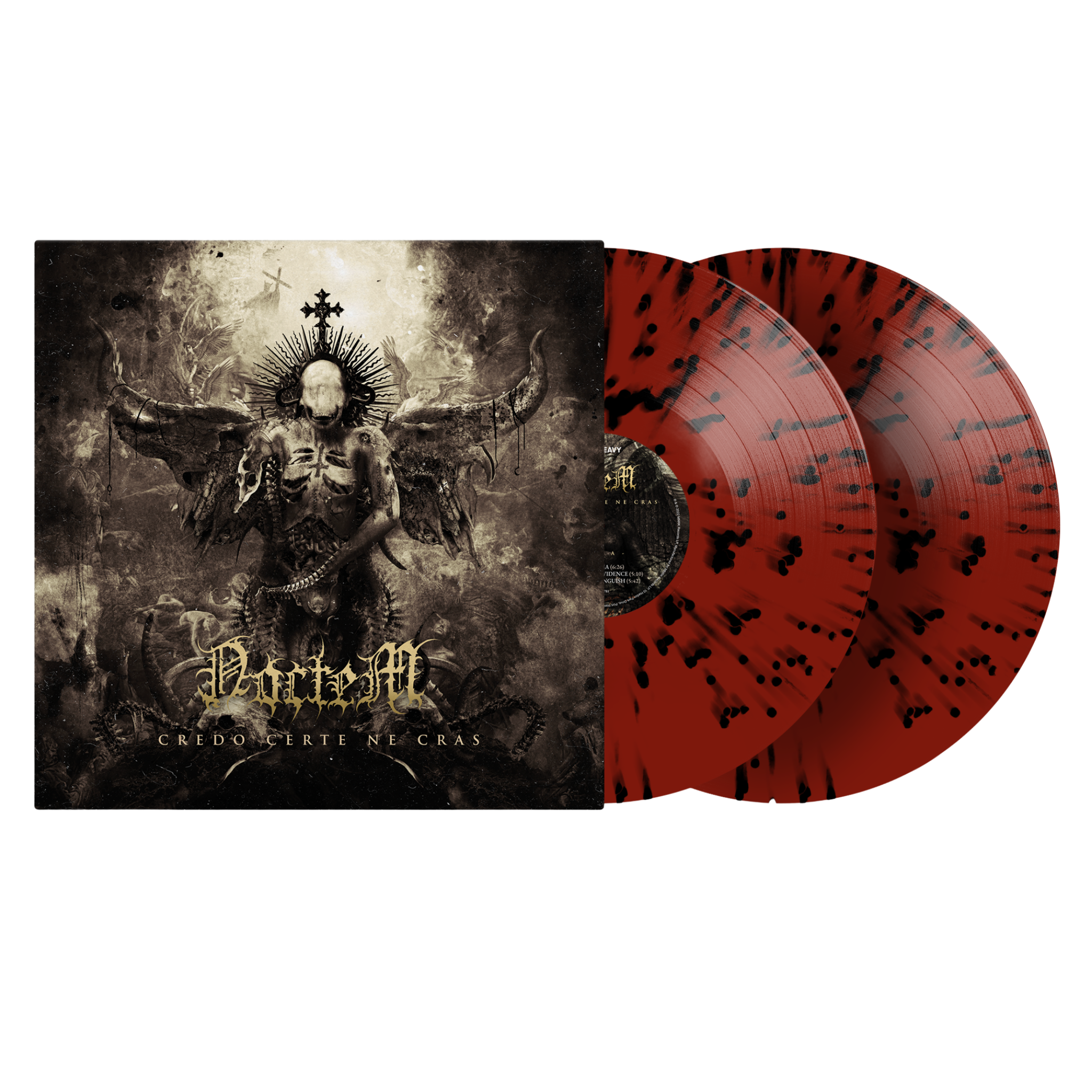 NOCTEM 'CREDO CERTE NE CRAS' 2LP (Ruby Black Splatter Vinyl)