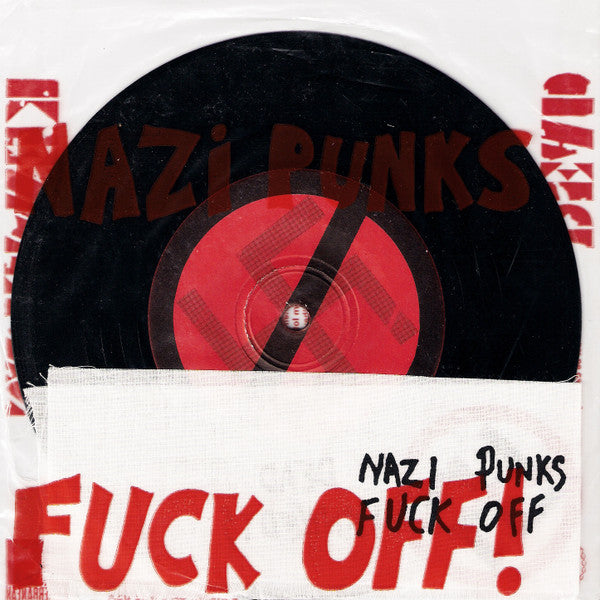 DEAD KENNEDYS 'NAZI PUNKS FUCK OFF! / MORAL MAJORITY' 7" SINGLE (with Armband)