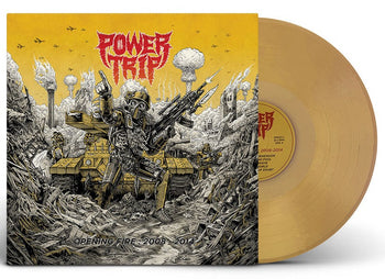 POWER TRIP 'OPENING FIRE: 2008-2014' LP (Yellow Mustard Vinyl)