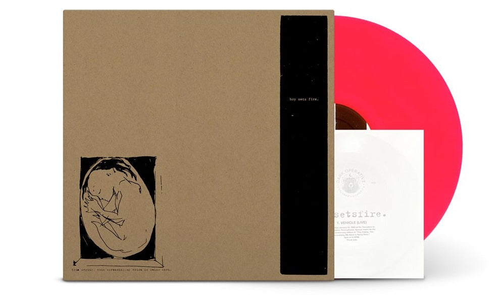 BOYSETSFIRE 'THIS CRYING, THIS SCREAMING, MY VOICE IS BEING BORN' LP + 7" (Deluxe, Red Vinyl)