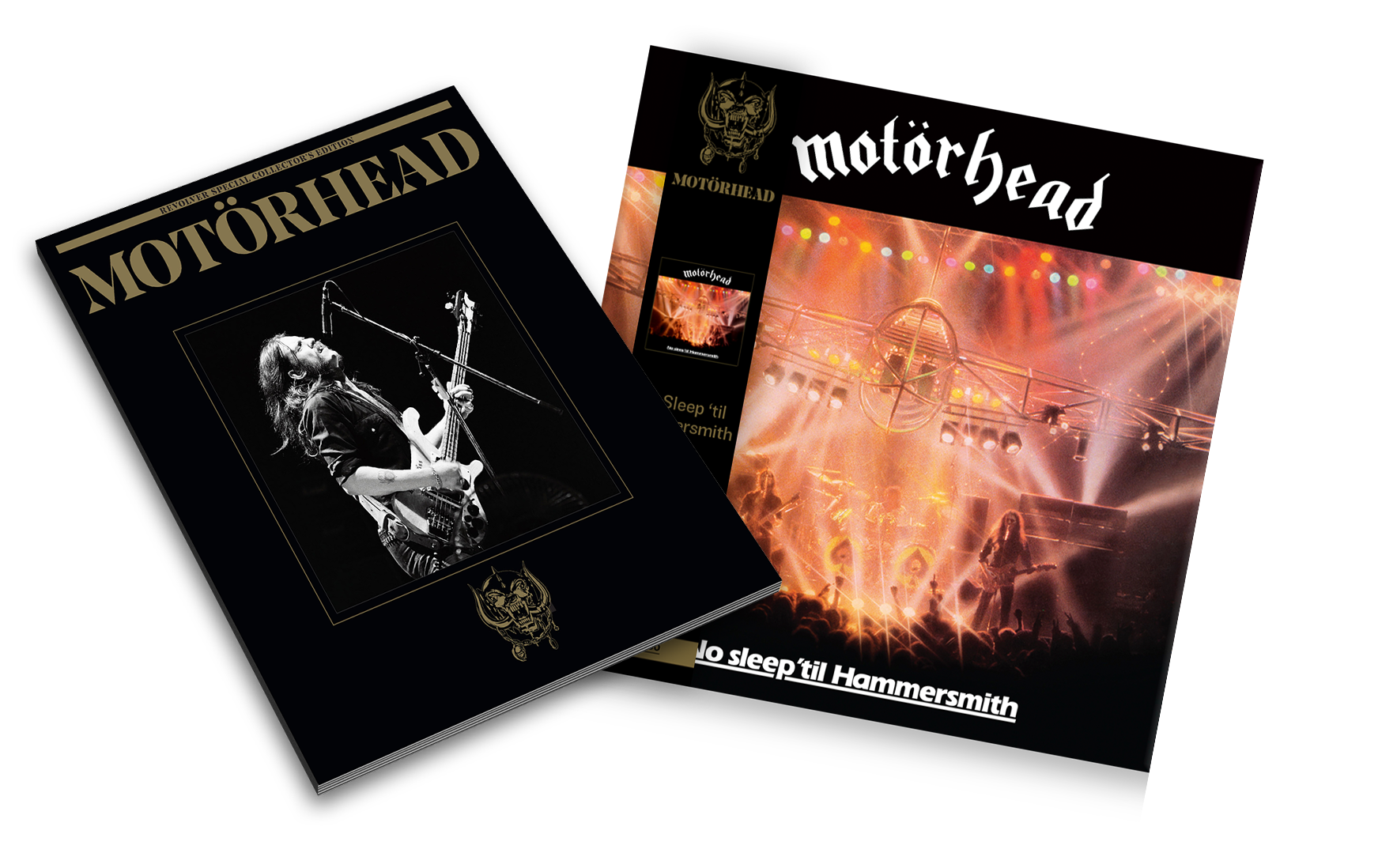 MOTÖRHEAD 'NO SLEEP 'TIL HAMMERSMITH' LP + REVOLVER SPECIAL COLLECTOR'S EDITION MAGAZINE (Color Swirl Vinyl)