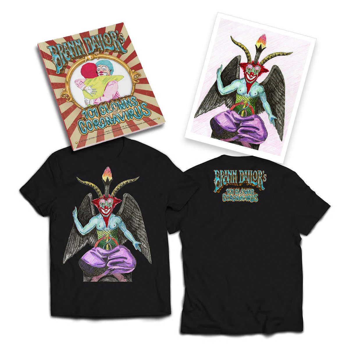 BRANN DAILOR’S 101 CLOWNS OF THE CORONAVIRUS – BAPHOCLOWN BUNDLE – ONLY 100 AVAILABLE