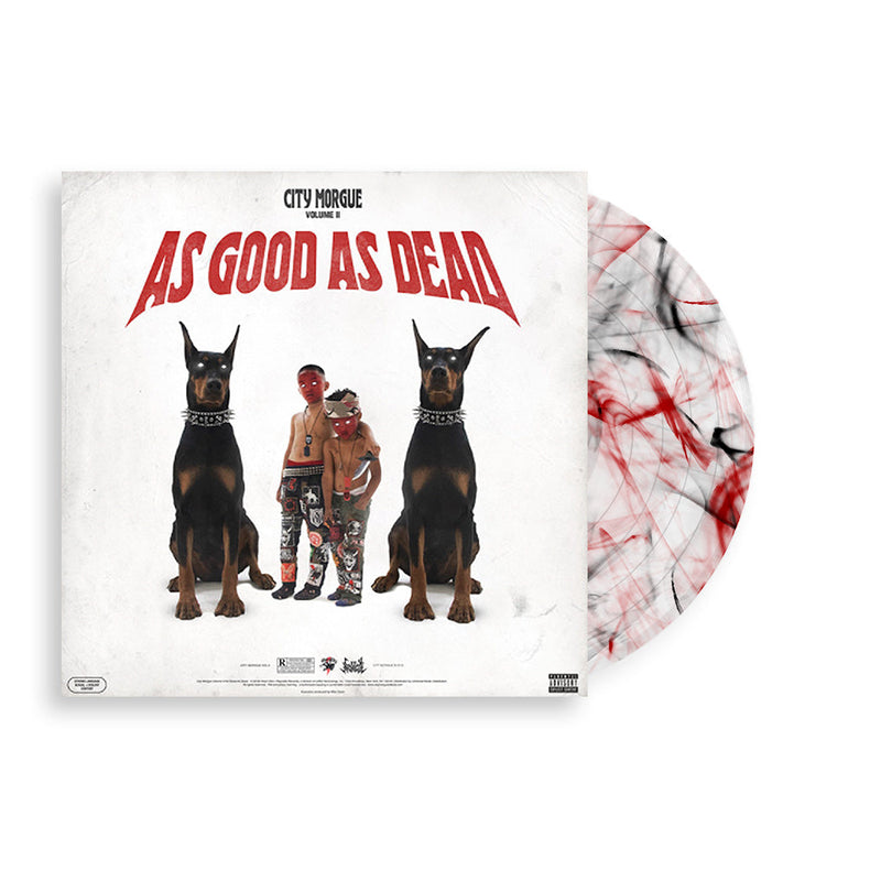 REVOLVER & INKED x CITY MORGUE "AS GOOD AS DEAD" BUNDLE W/ DOUBLE MAGAZINE SLIPCASE + LP + HOODIE - ONLY 100 AVAILABLE