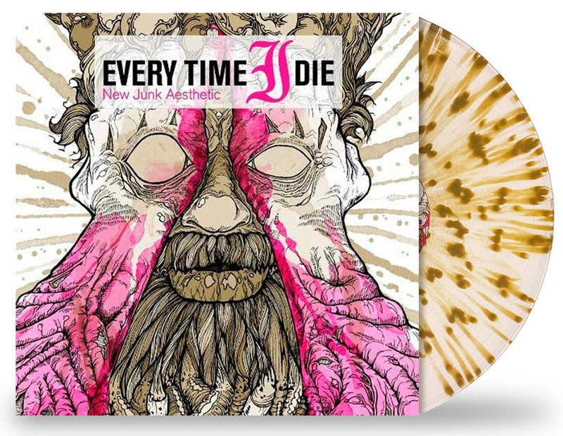 EVERY TIME I DIE ‘NEW JUNK AESTHETIC’ LP (Limited Edition – Only 500 made, Milky Clear w/Gold Splatter Vinyl)