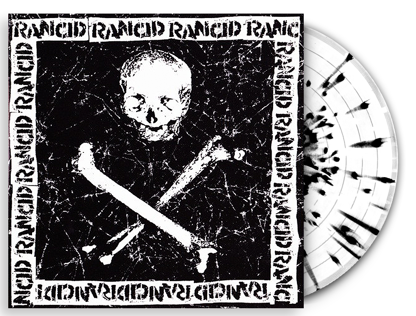 RANCID ‘RANCID’ LP (Limited Edition – Only 250 made, White w/ Black Sp