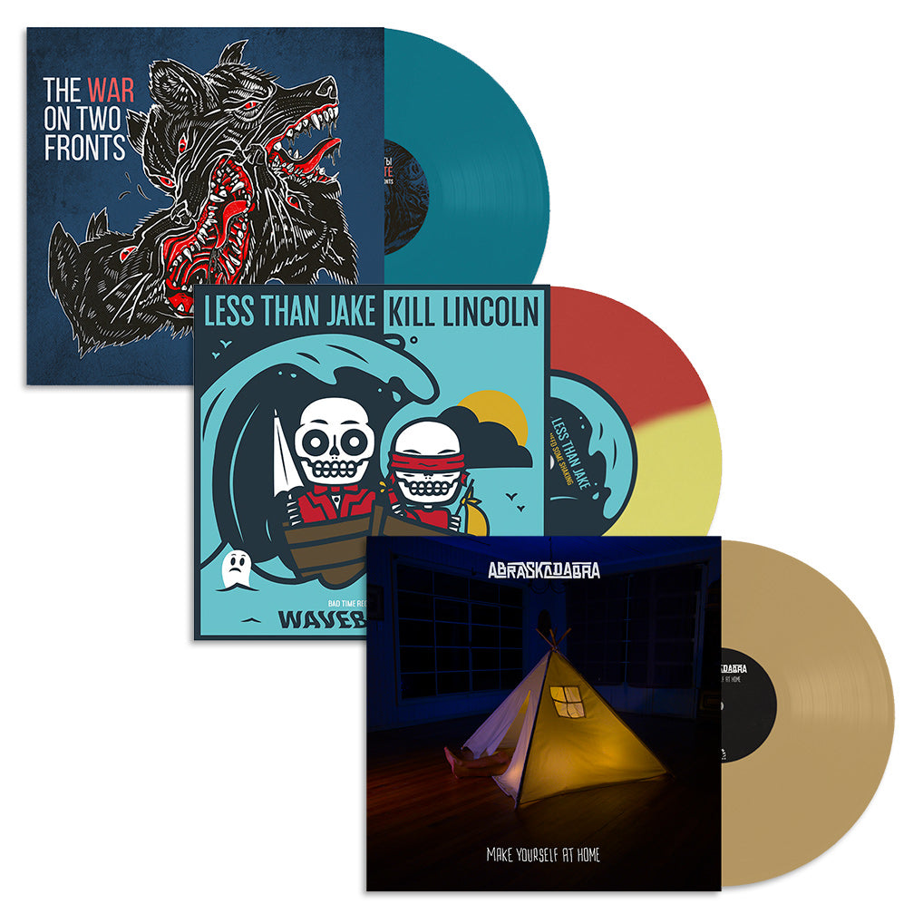 DISSIDENTE / ABRASKADABRA / LESS THAN JAKE / KILL LINCOLN BAD TIME SKA VINYL BUNDLE (3 Exclusive Variants)