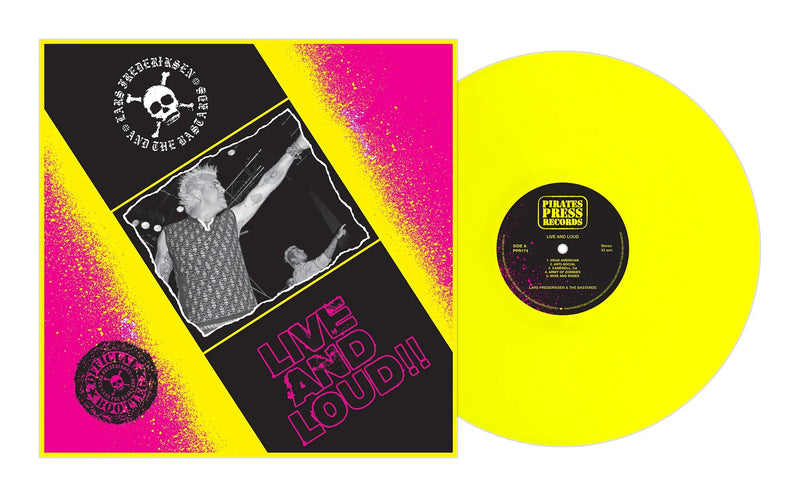 LARS FREDERIKSEN & THE BASTARDS ‘LIVE 'N' LOUD" LP (Neon Yellow Vinyl)