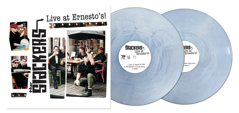 THE SLACKERS 'LIVE FROM ERNESTO'S' 2LP (Clear & White Galaxy Vinyl)