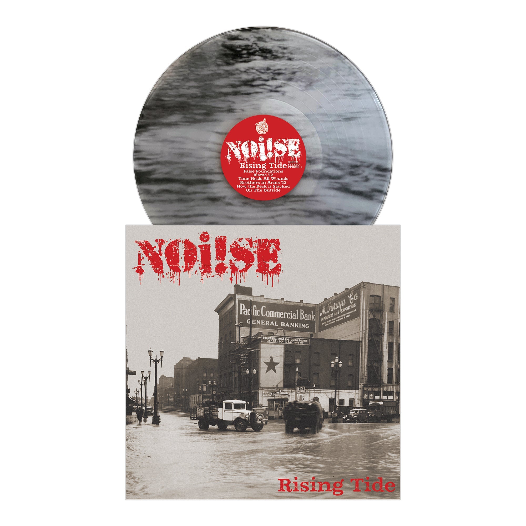 NOI!SE 'RISING TIDE' 12" EP (Clear Vinyl)