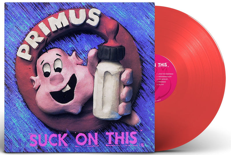 PRIMUS ‘SUCK ON THIS’ LP – ONLY 400 MADE (Limited Edition Ruby Red Vinyl)