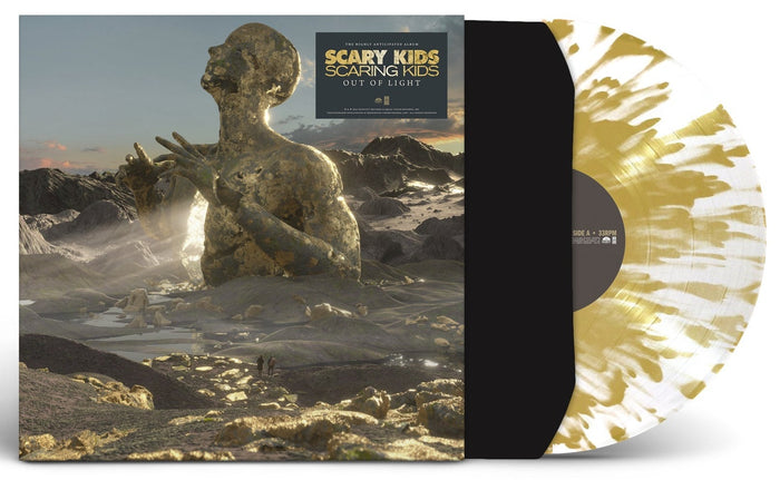 SCARY KIDS SCARING KIDS 'OUT OF LIGHT' LP – ONLY 350 MADE (Limited Edition White w/Gold Splatter Vinyl)