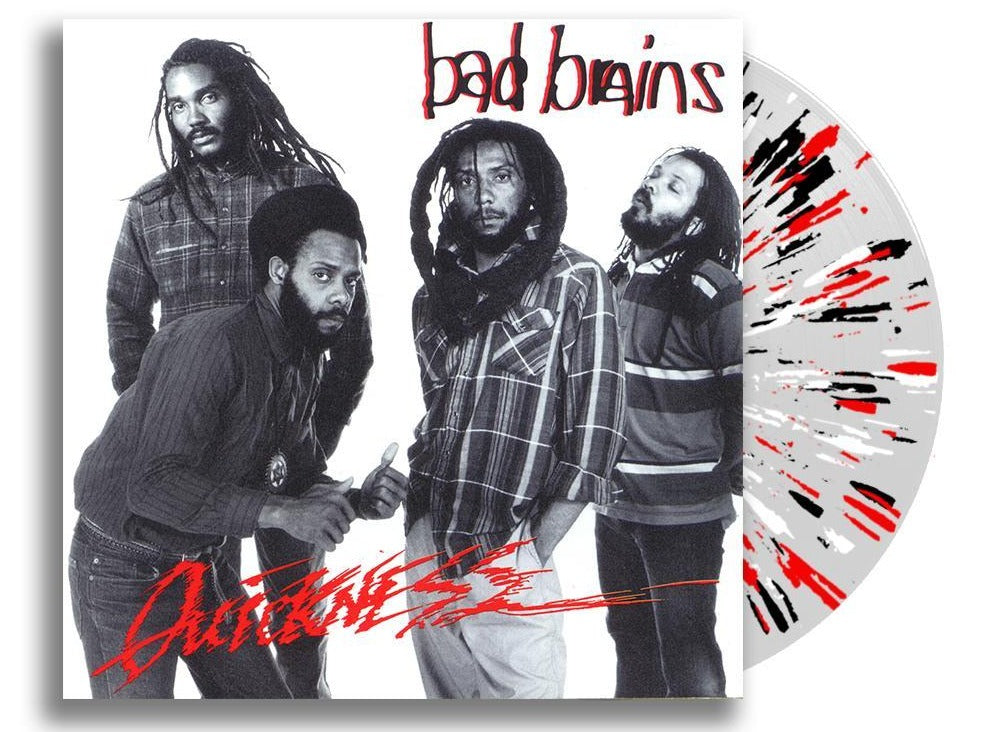 BAD BRAINS 'QUICKNESS' LP (Limited Edition — Only 500 Made, Clear, Red, & Black Splatter Vinyl)