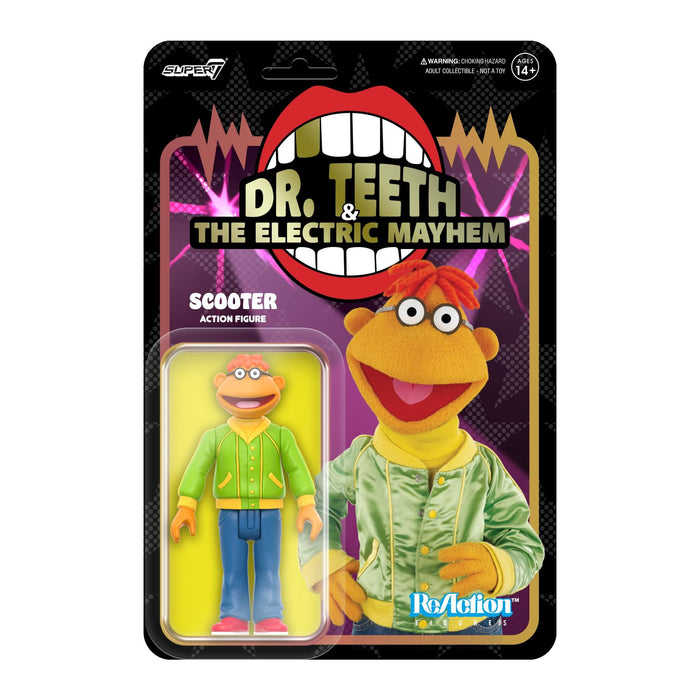 THE MUPPETS REACTION FIGURE WAVE 1 - ELECTRIC MAYHEM BAND - SCOOTER