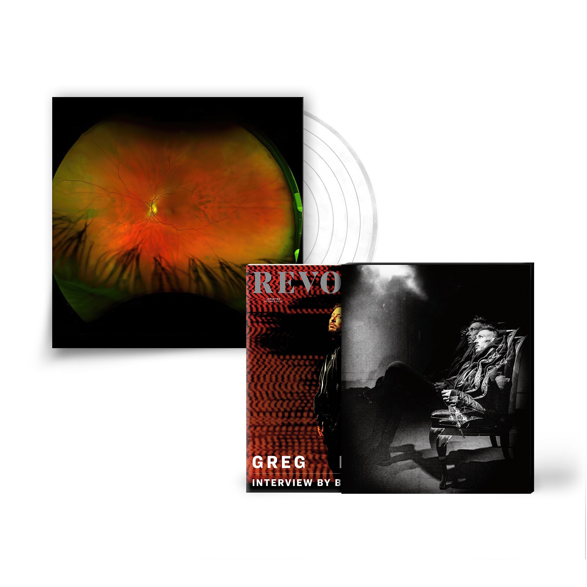 GREG PUCIATO BUNDLE: LIMITED 'MIRRORCELL' CLEAR VINYL 2LP & REVOLVER MAG IN HAND-NUMBERED SLIPCASE - ONLY 200 AVAILABLE