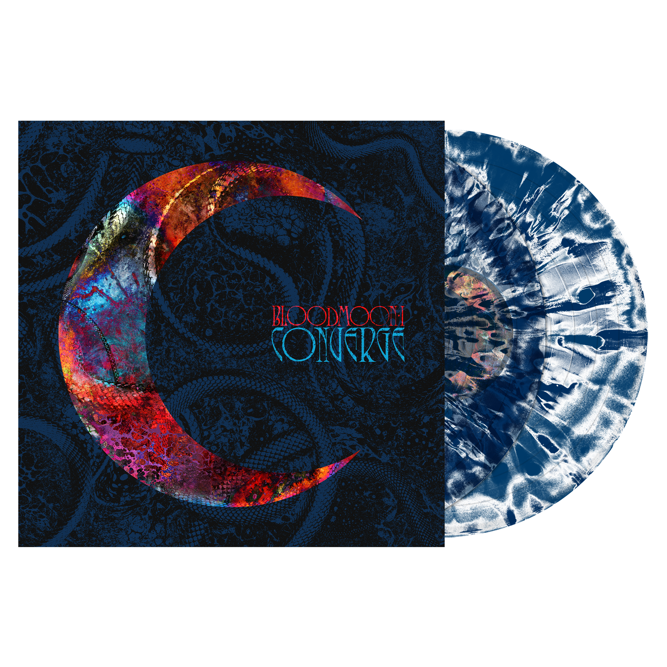 REVOLVER x CONVERGE WINTER 2021 ISSUE HAND-NUMBERED SLIPCASE W/ 'BLOODMOON' CLEAR NAVY CLOUDY 2LP - ONLY 200 AVAILABLE