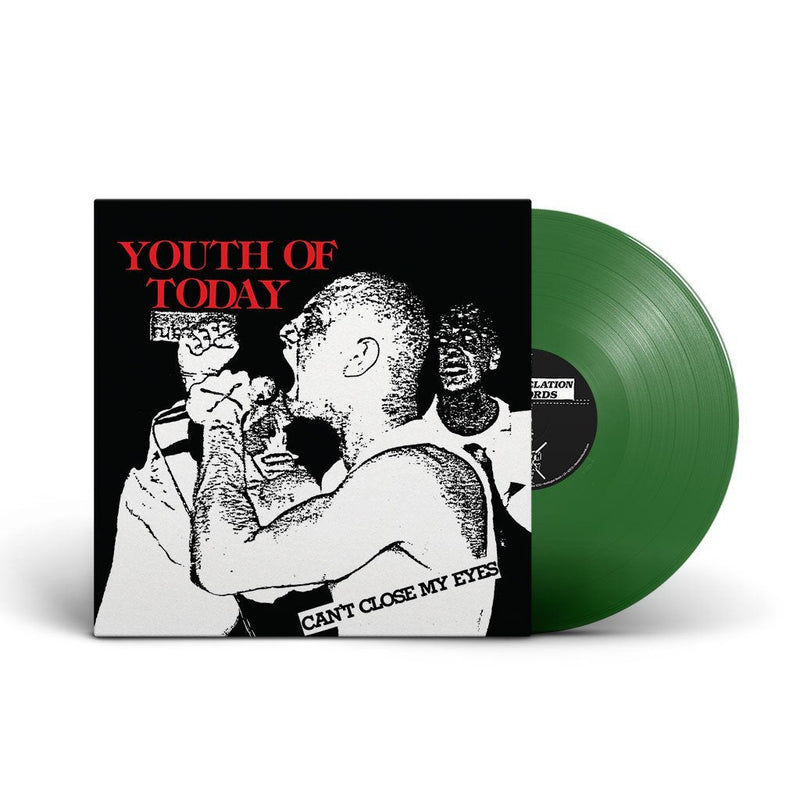 YOUTH OF TODAY 'CAN'T CLOSE MY EYES' LP (Green Vinyl)