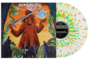 MINDFORCE ‘NEW LORDS’ LP (Limited Edition – Only 300 made, Clear w/ Orange, Blue, & Green Splatter Vinyl)