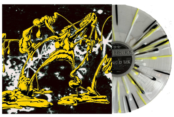RESTRAINING ORDER ‘LOCKED IN TIME’ LP (Limited Edition – Only 250 Made, Ultra Clear w/ Canary Yellow, Black, & White Splatter Vinyl)