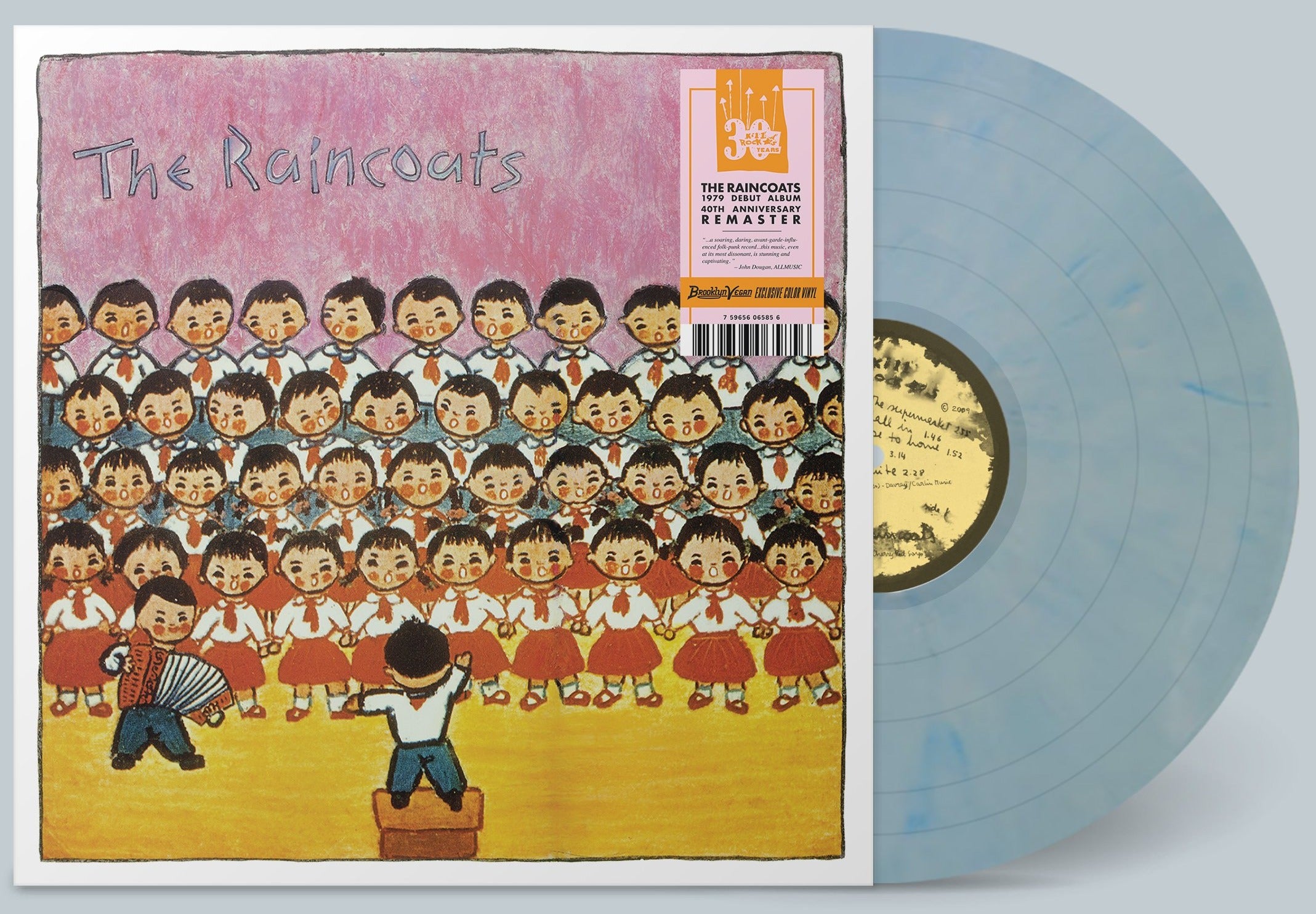 THE RAINCOATS 'THE RAINCOATS' LP (Limited Edition, Only 100 Made, Blue Vinyl)