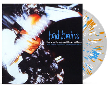 BAD BRAINS ‘THE YOUTH ARE GETTING RESTLESS’ LP (Limited Edition – Only 300 Made, Clear Orange, Blue, & White Splatter Vinyl)